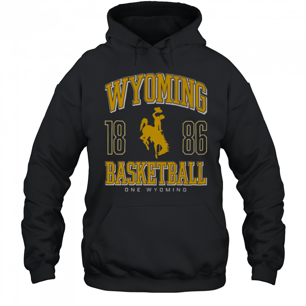 Wyoming Cowboys Basketball 1886 T-Shirt Hoodie