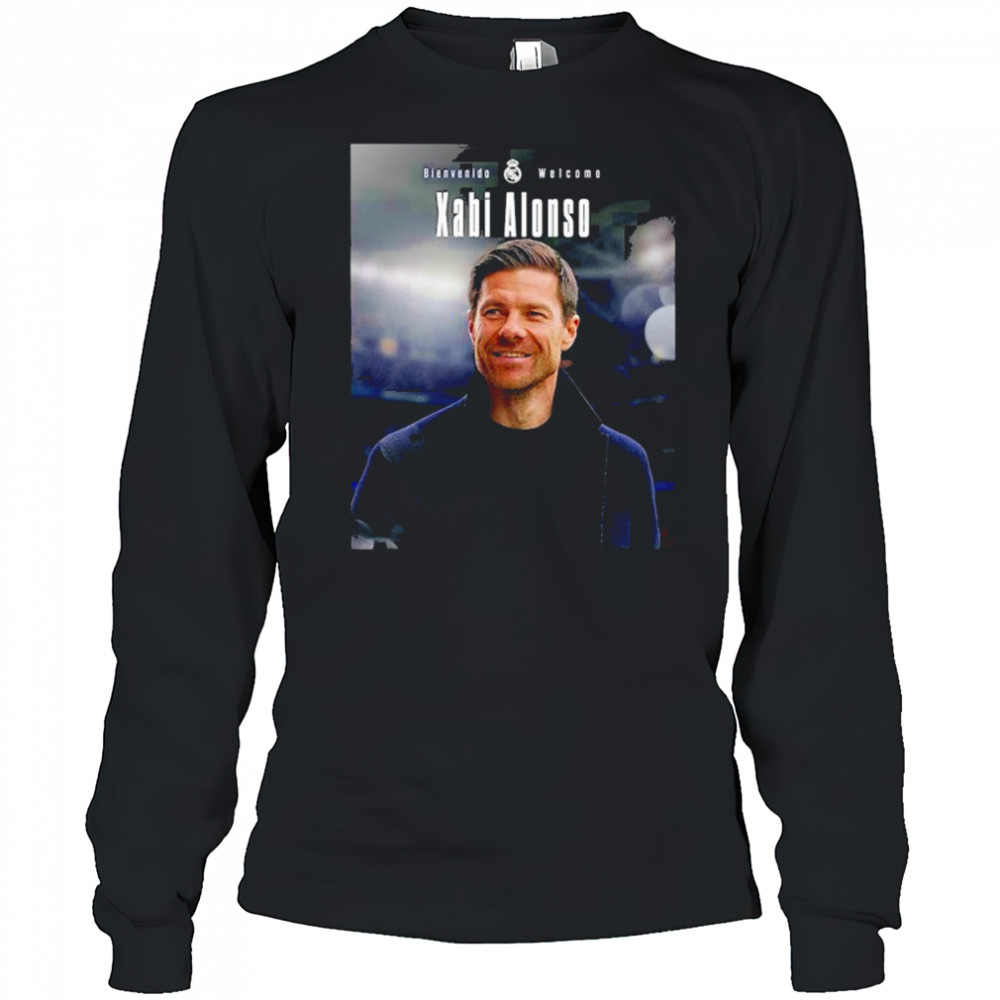 Xabi Alonso Welcome To Real Madrid As New Head Coach shirt Long Sleeved