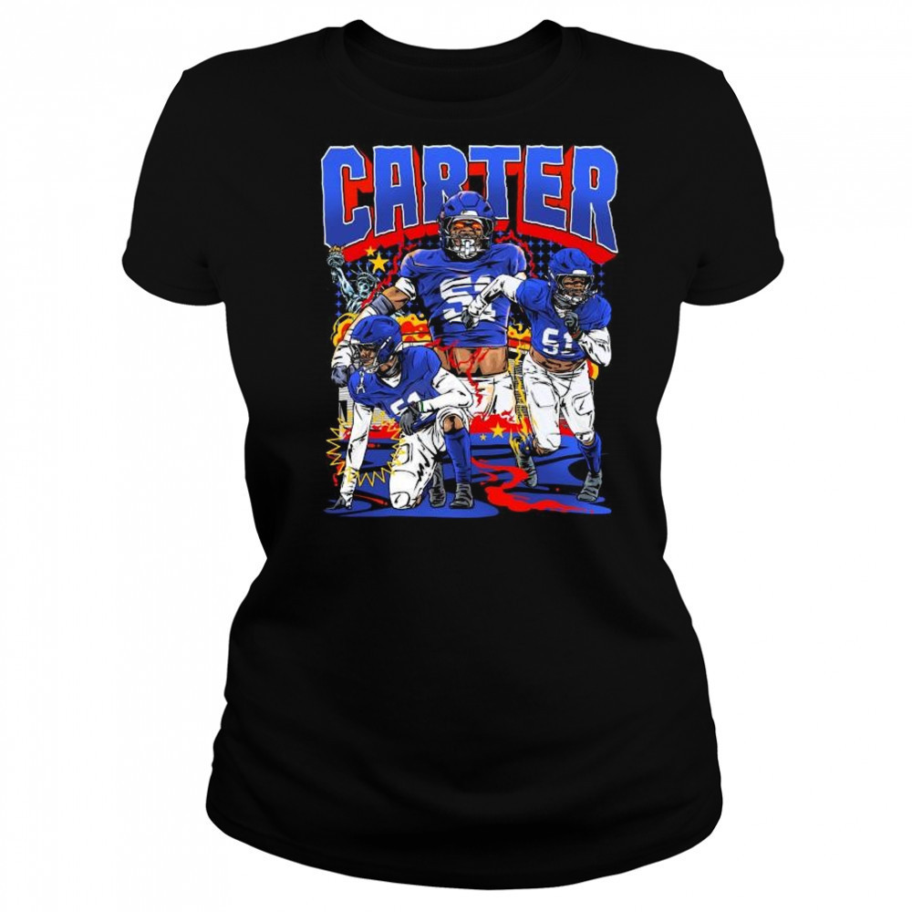 Abdul Carter New York Giants NFL Planet Euphoria Graphic t-shirt Women's T-shirt