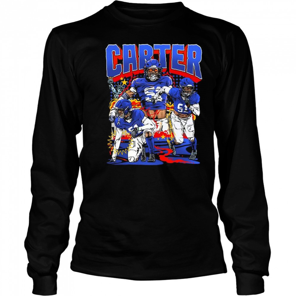 Abdul Carter New York Giants NFL Planet Euphoria Graphic t-shirt Long Sleeved