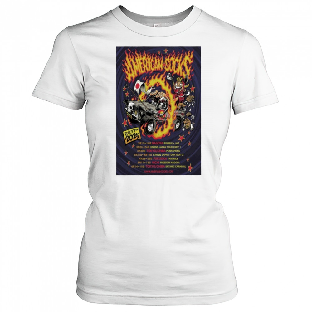 American Socks Japan 2025 Tour Poster shirt Women's T-shirt
