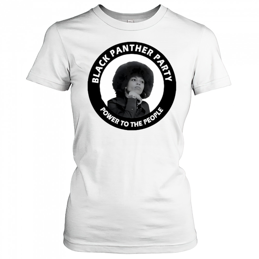 Angela Davis Black panther party power to the people shirt Women's T-shirt