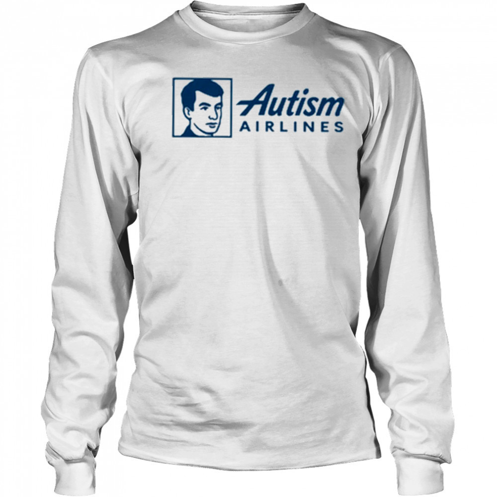 Autism Airlines shirt Long Sleeved