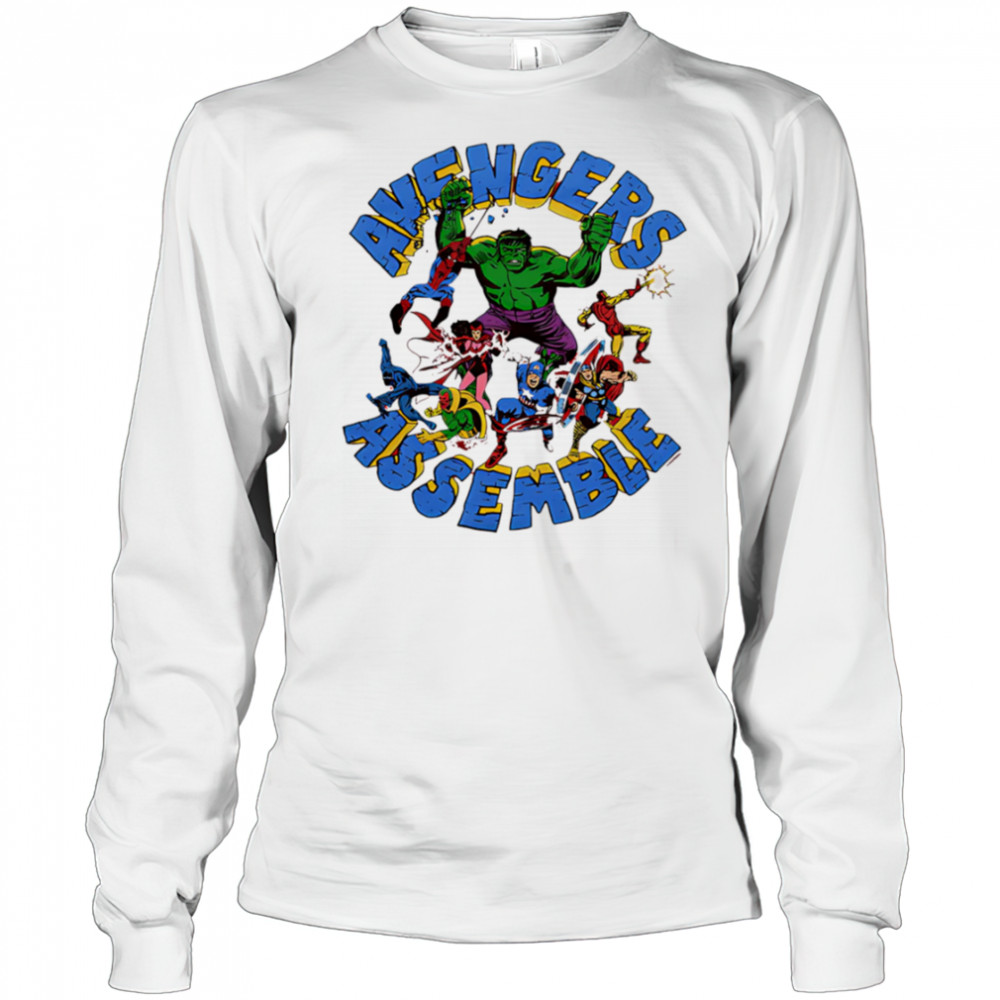 Avengers Assemble superhero shirt Long Sleeved