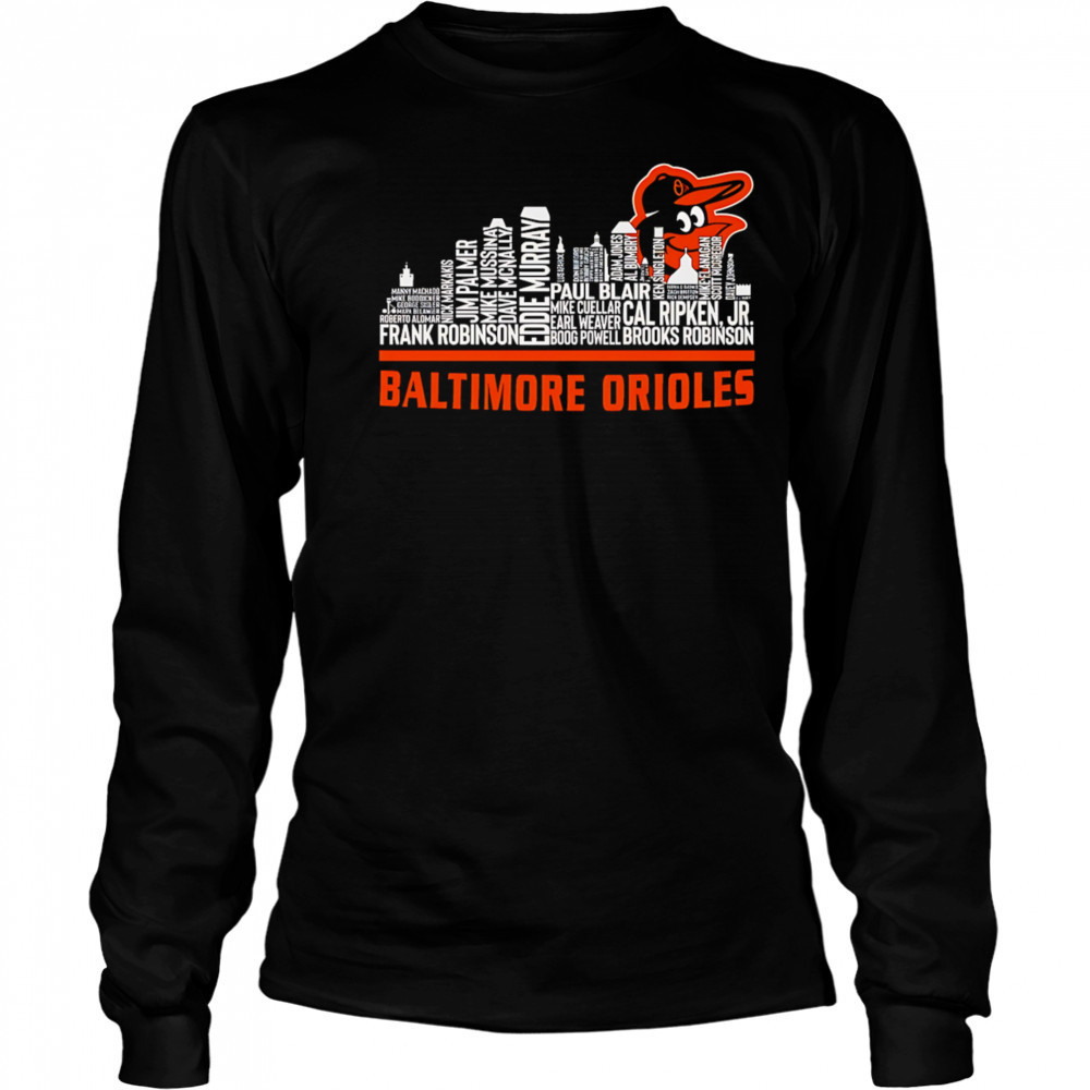 Baltimore Orioles 2025 Skyline shirt Long Sleeved