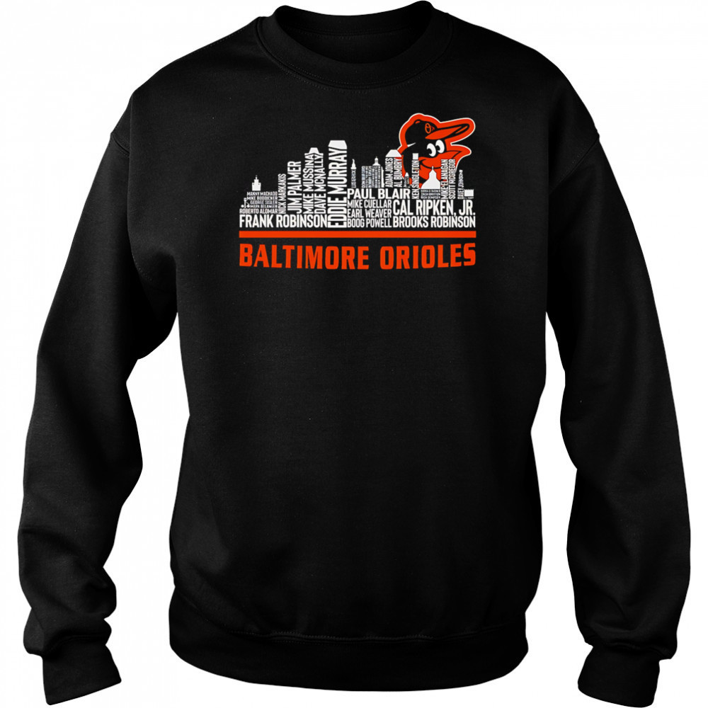 Baltimore Orioles 2025 Skyline shirt Hoodie
