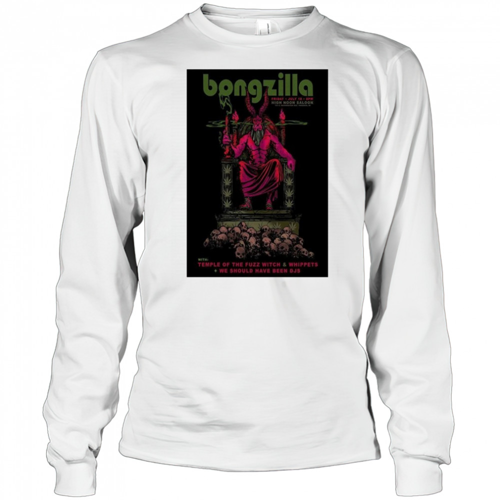 Bongzilla Jul 18 2025 Madison WI Poster shirt Long Sleeved