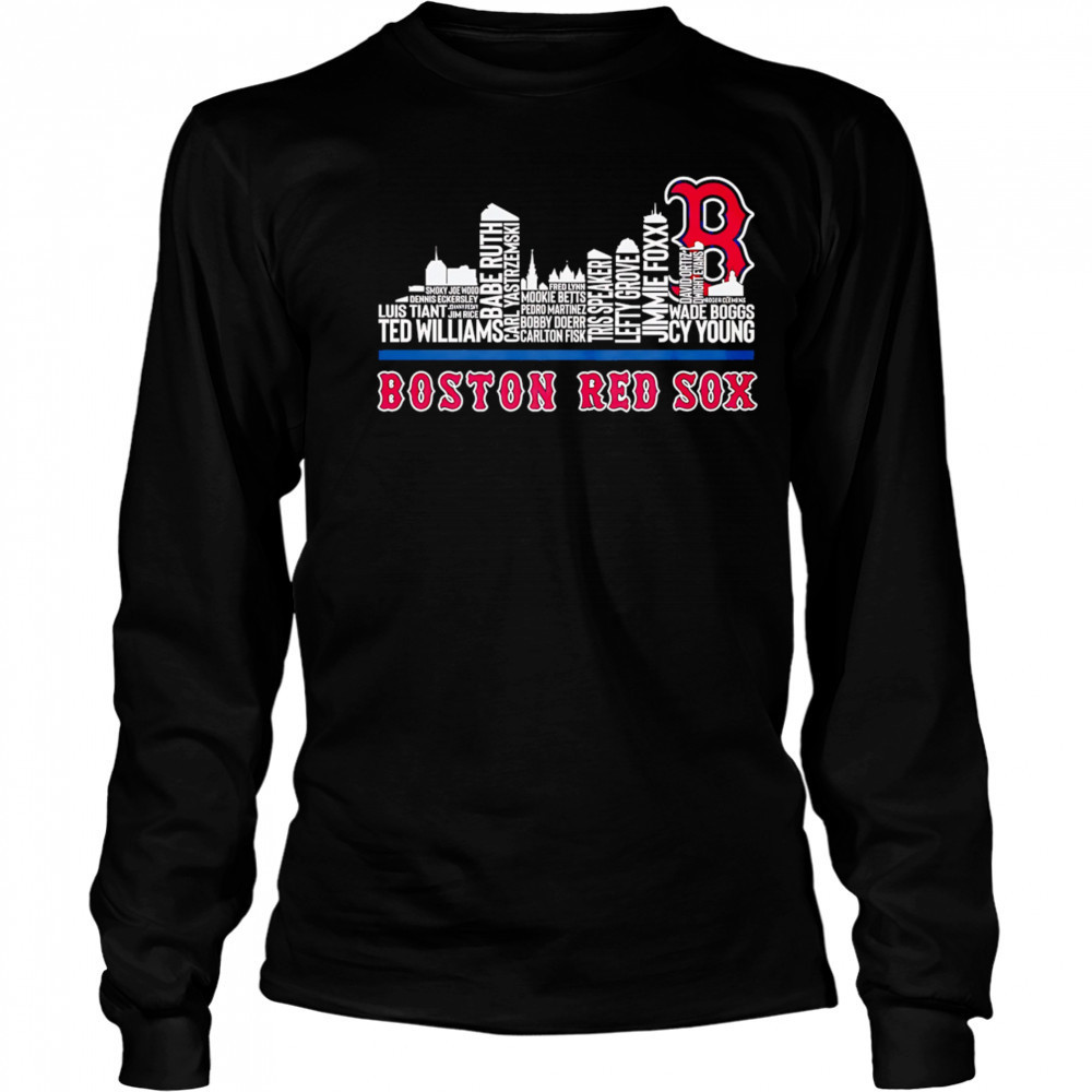 Boston Red Sox 2025 Skyline shirt Long Sleeved