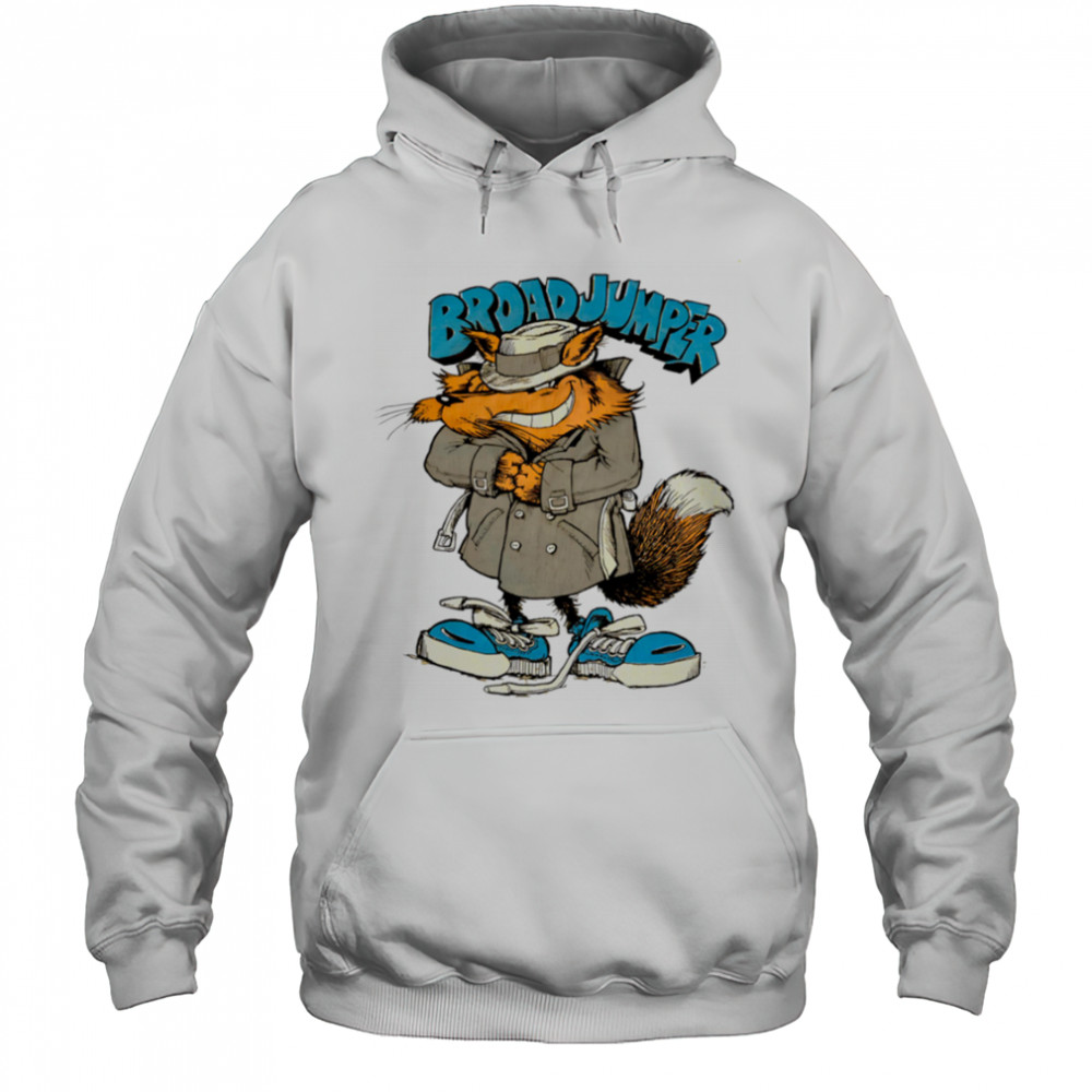 Broad Jumper Wolf cartoon vintage 90s shirt Hoodie