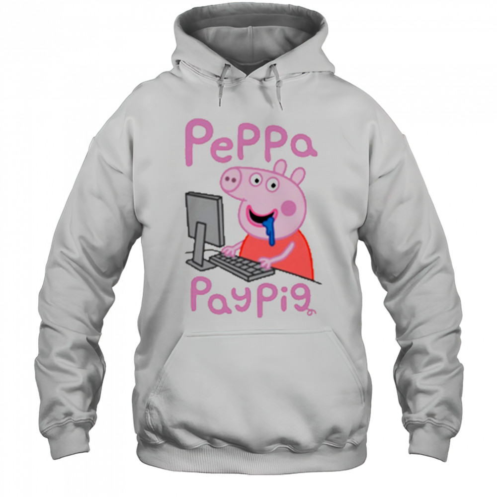 Cartoon Pay Pig shirt Hoodie
