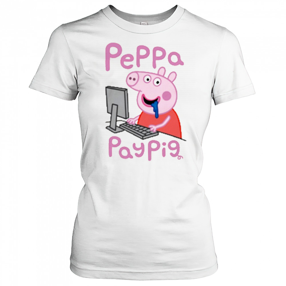 Cartoon Pay Pig shirt Women's T-shirt