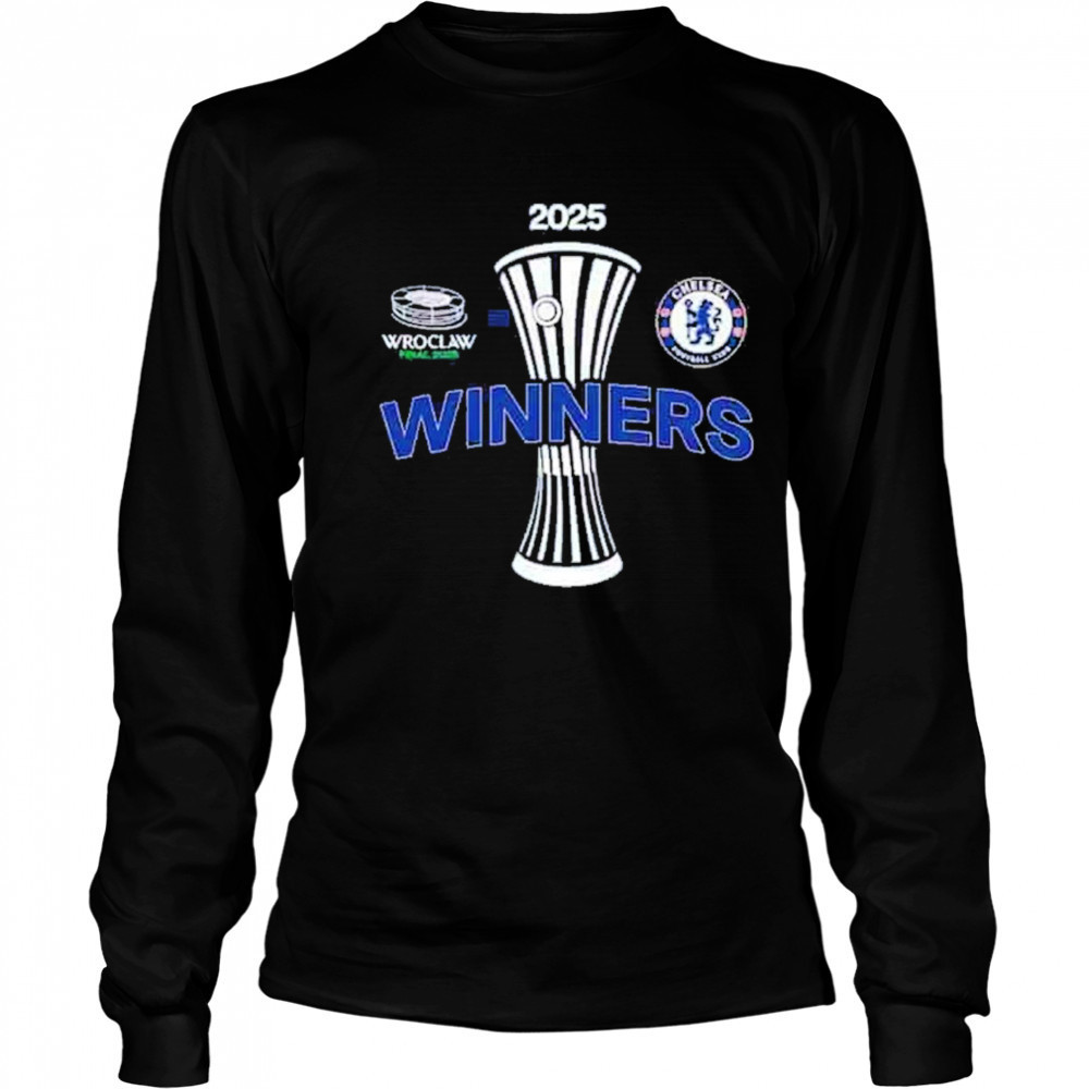 Chelsea UEFA Conference League Winners shirt Long Sleeved