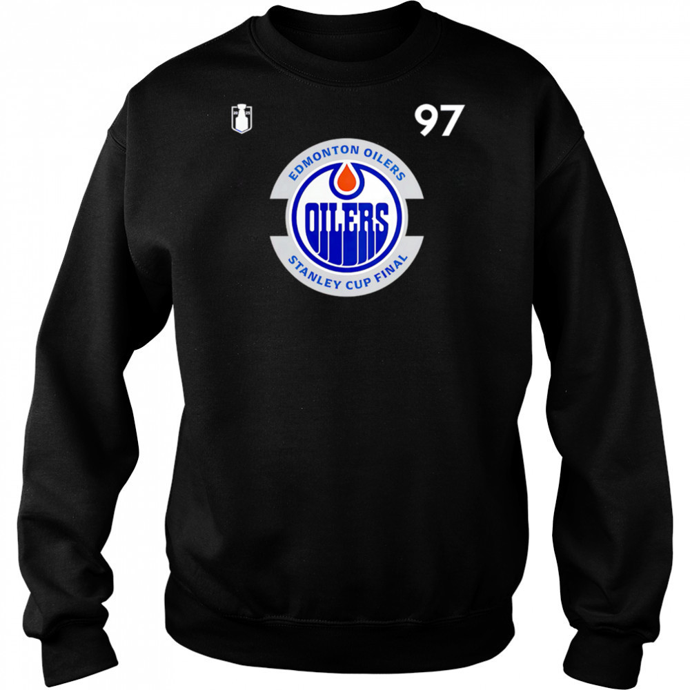 Connor McDavid Edmonton Oilers Royal 2025 Stanley Cup Final shirt Hoodie