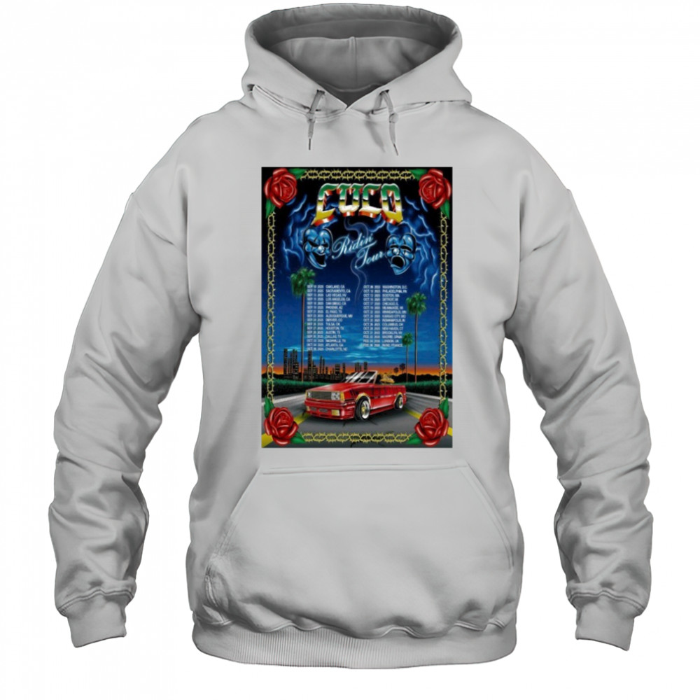 CUCO Ridin’ Tour 2025 Poster shirt Hoodie