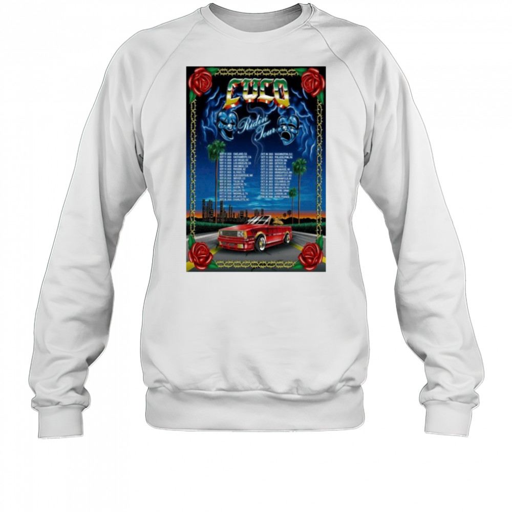 CUCO Ridin’ Tour 2025 Poster shirt Sweatshirt
