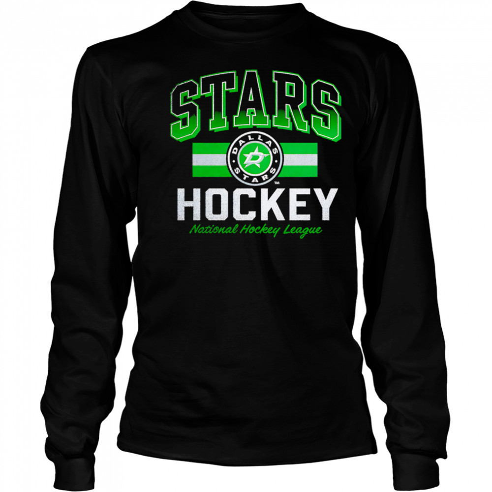 Dallas Stars Retro Stripe retro shirt Long Sleeved