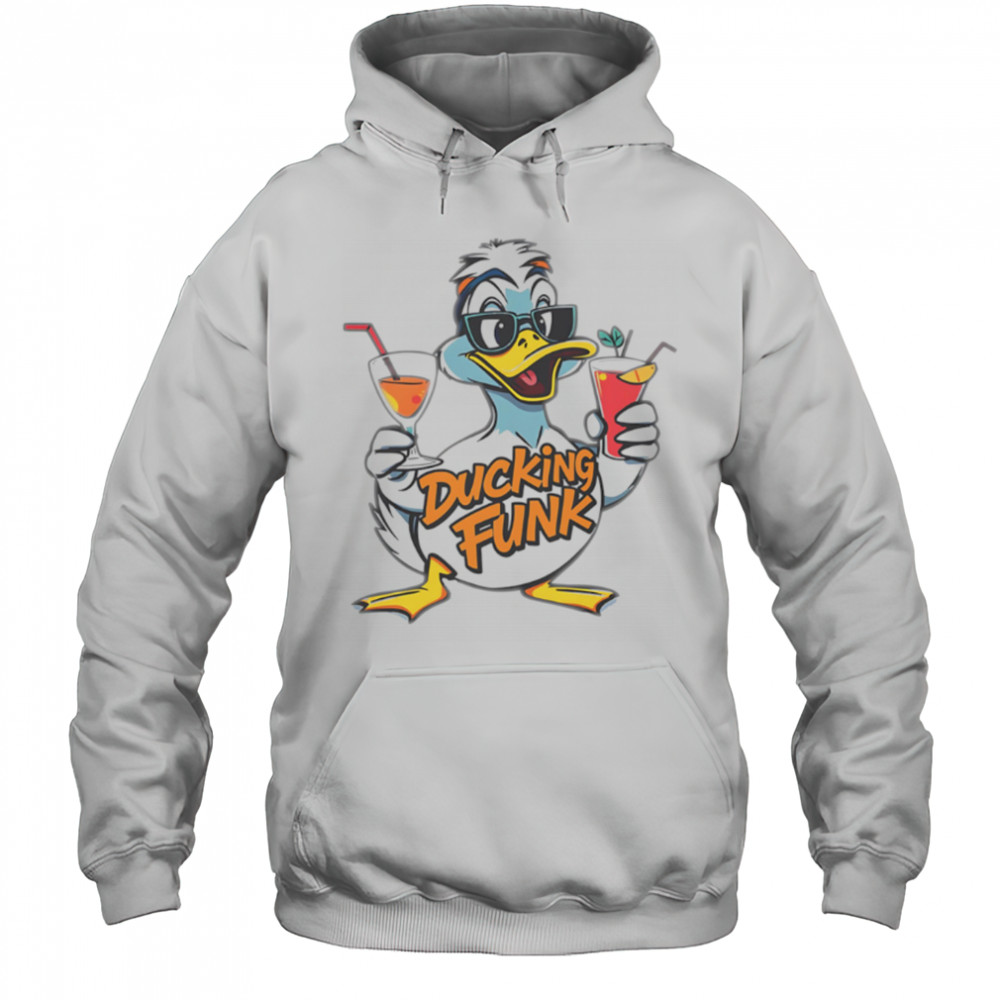 Ducking Funk Cocktails summer vibes cartoon shirt Hoodie