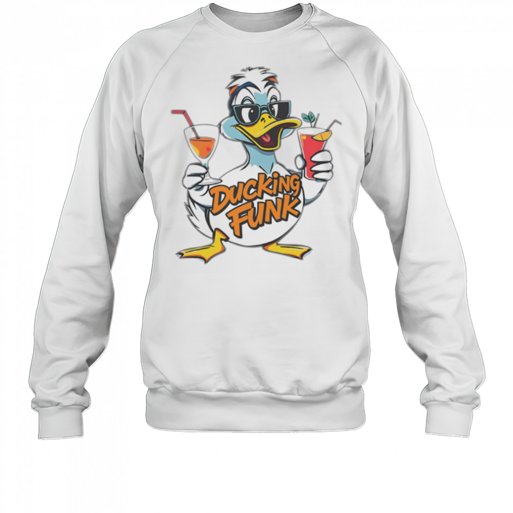 Ducking Funk Cocktails summer vibes cartoon shirt Sweatshirt