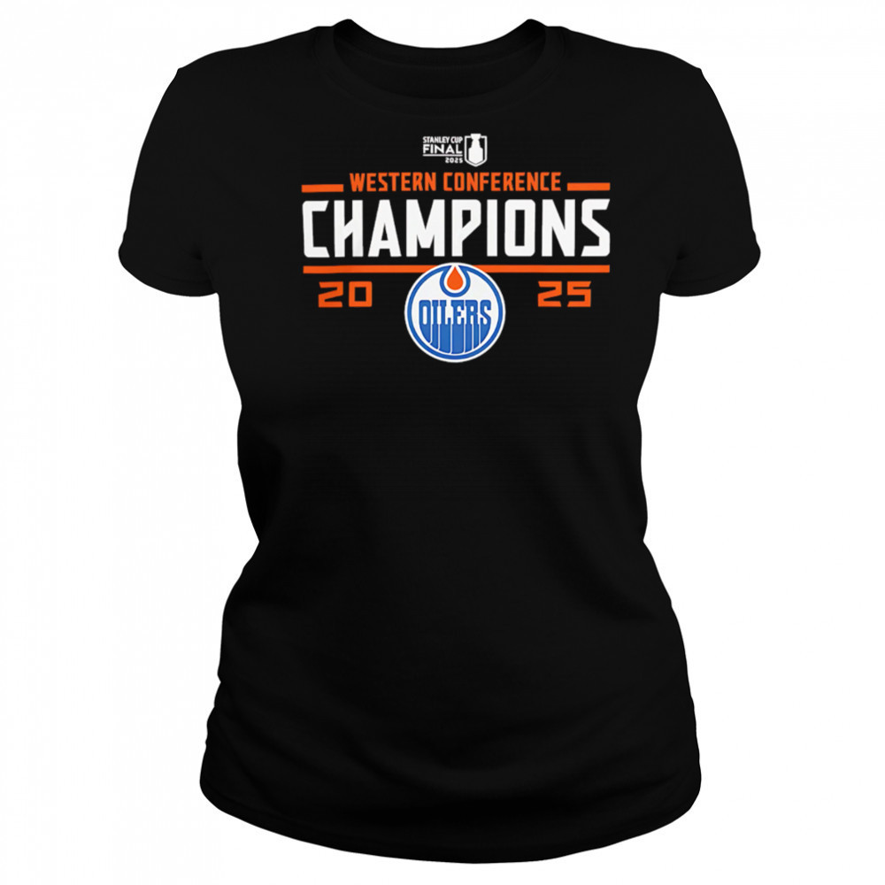Edmonton Oilers 2025 Western Conference Champions shirt Women's T-shirt
