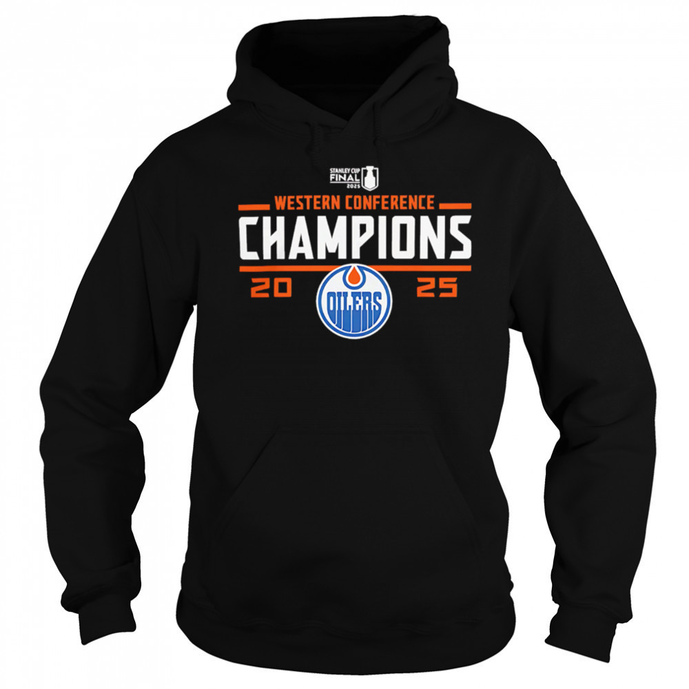 Edmonton Oilers 2025 Western Conference Champions shirt Sweatshirt