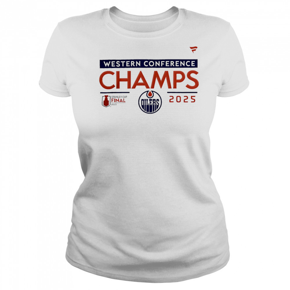 Edmonton Oilers 2025 Western Conference Finals Champions shirt Women's T-shirt