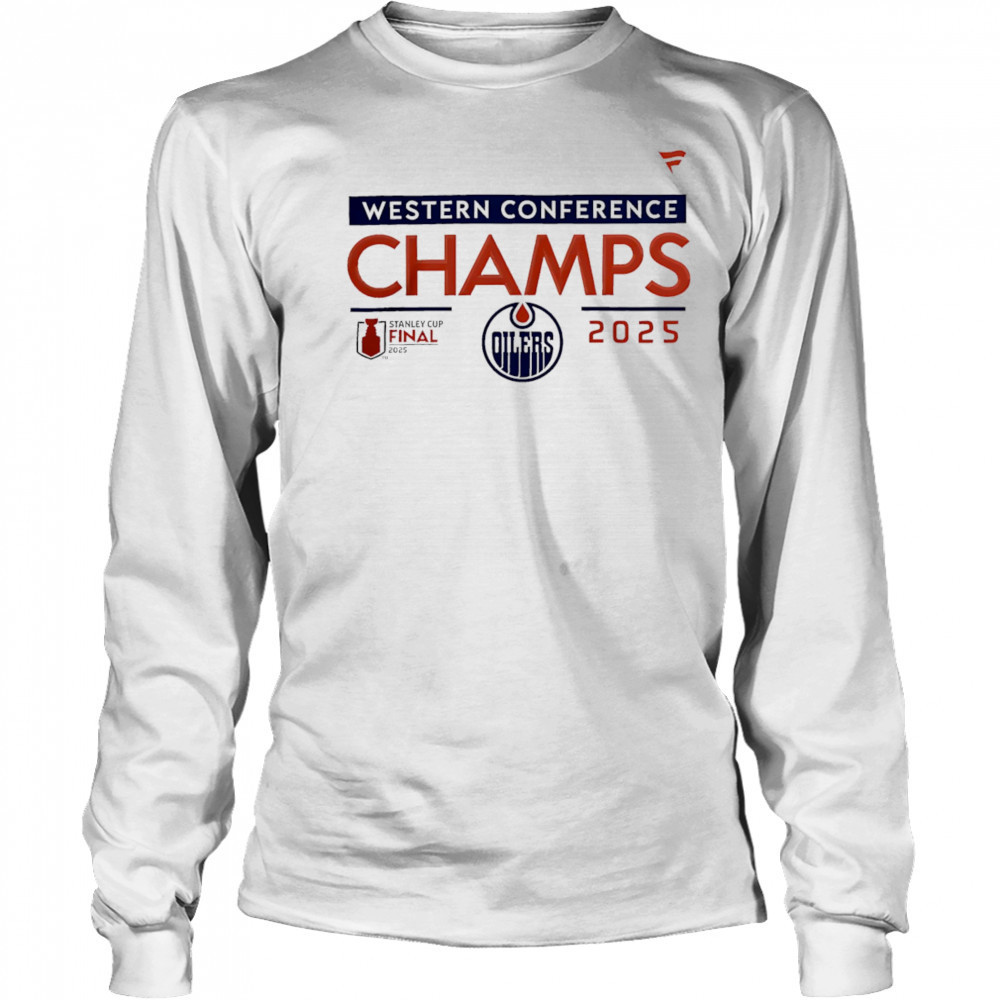 Edmonton Oilers 2025 Western Conference Finals Champions shirt Long Sleeved
