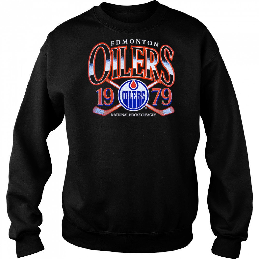 Edmonton Oilers Retro Cross Sticks 1979 shirt Hoodie
