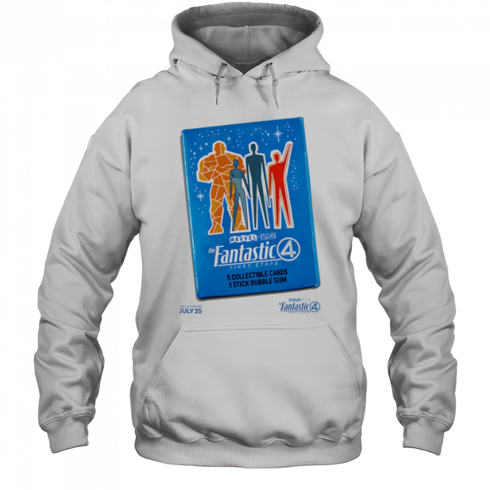 Fantastic Four First Steps Retro Card Pack Hoodie