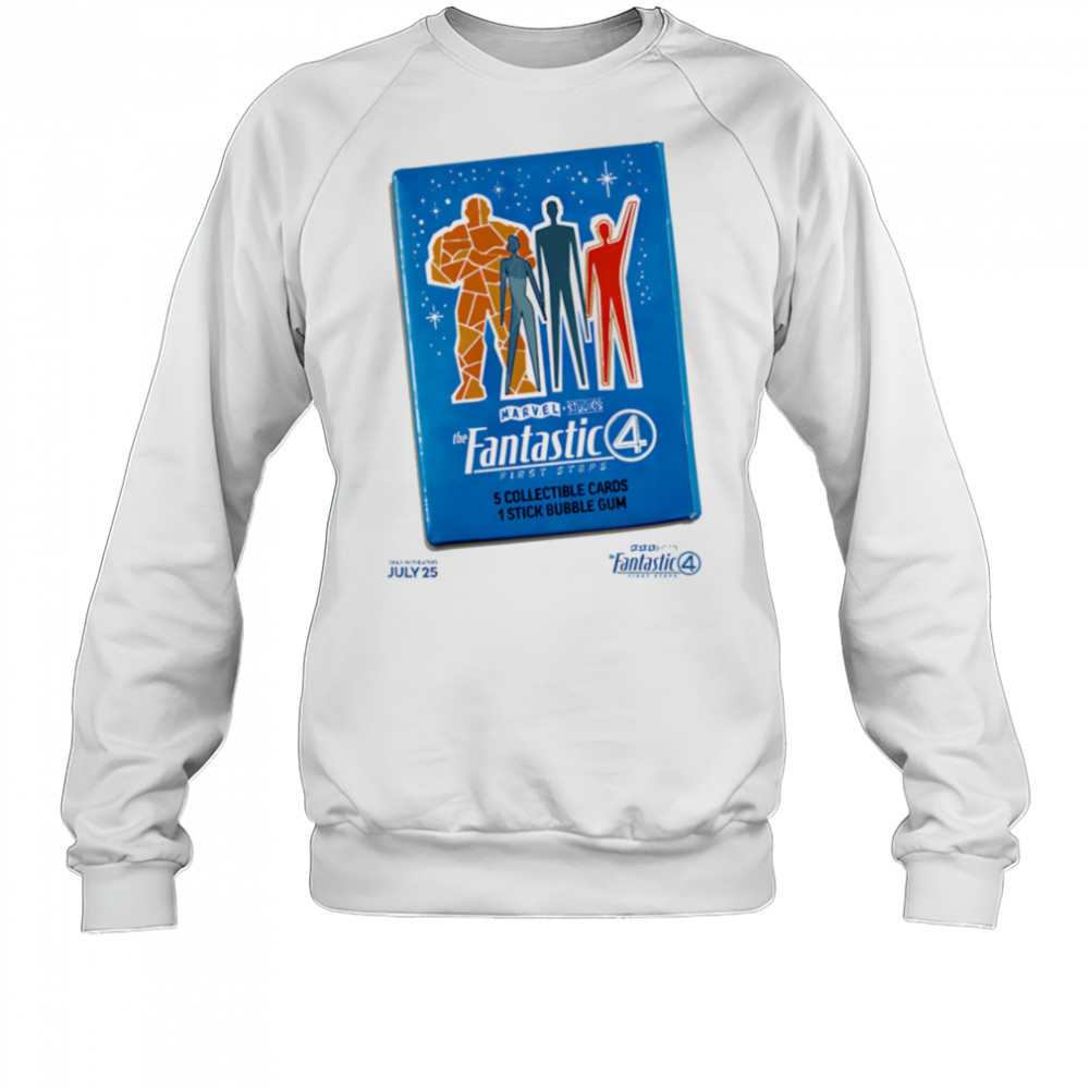 Fantastic Four First Steps Retro Card Pack Sweatshirt