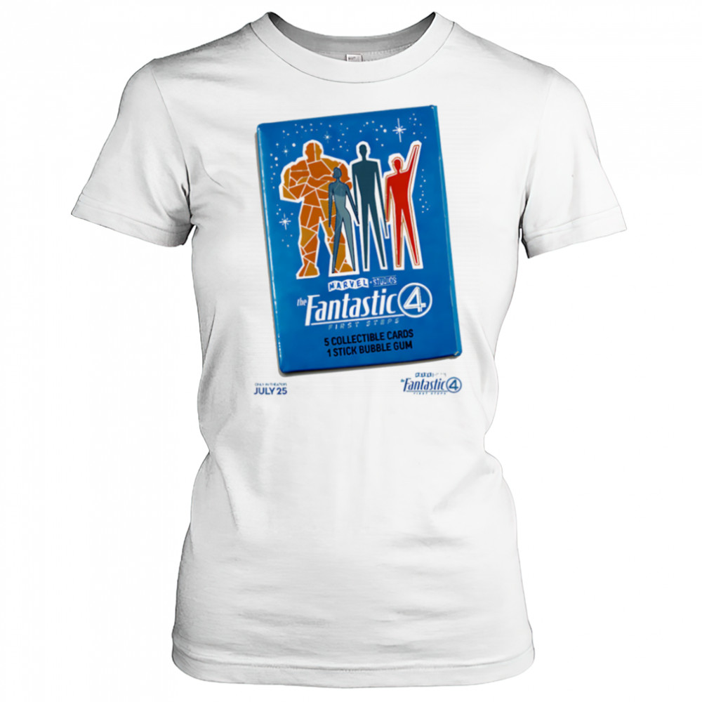 Fantastic Four First Steps Retro Card Pack Women's T-shirt