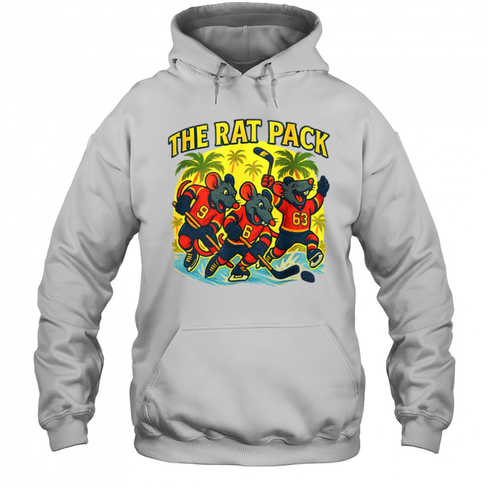 Florida Panthers Cartoon Rats in Jerseys The Rat Pack Hockey shirt Hoodie