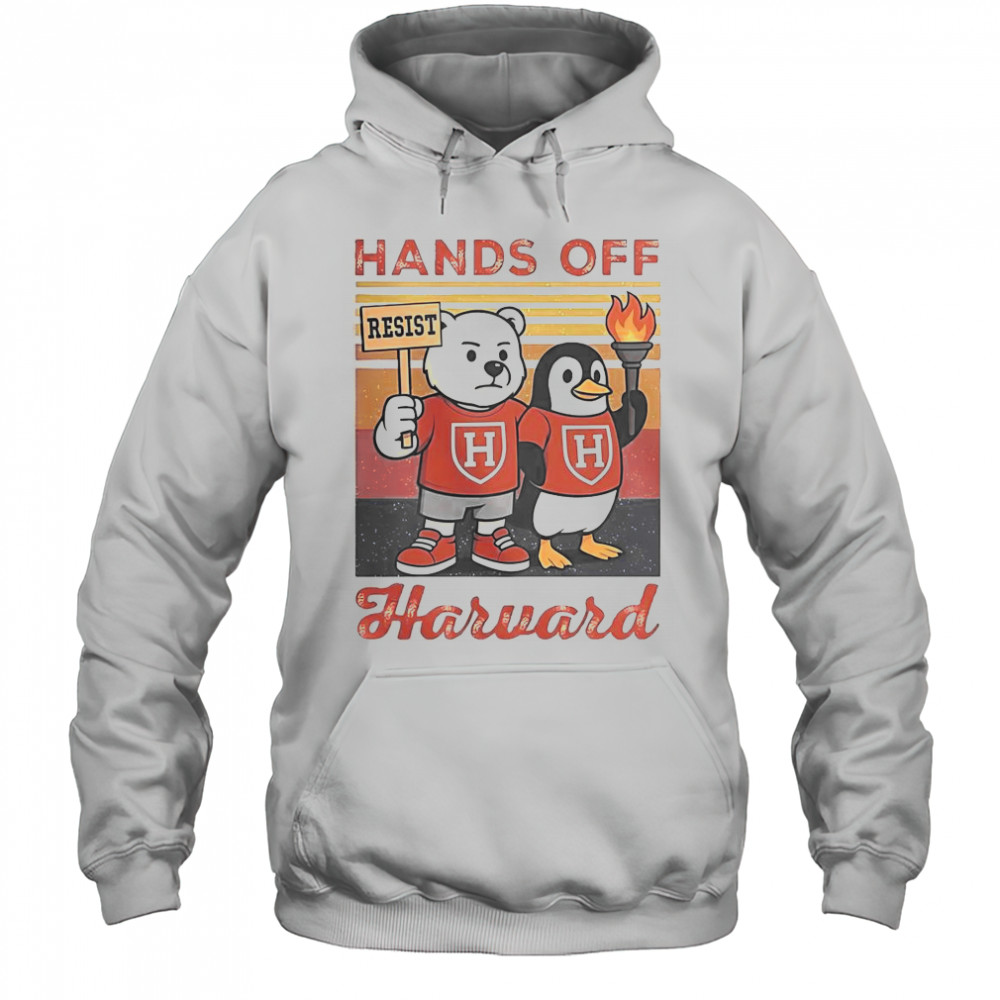 Hands Off Harvard Comfort Colors Hand Off Protest Steve Kerr Fdt Political Anti Trump T-Shirt Hoodie