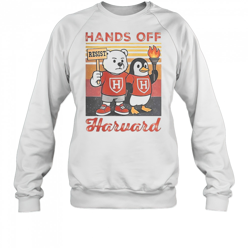 Hands Off Harvard Comfort Colors Hand Off Protest Steve Kerr Fdt Political Anti Trump T-Shirt Sweatshirt