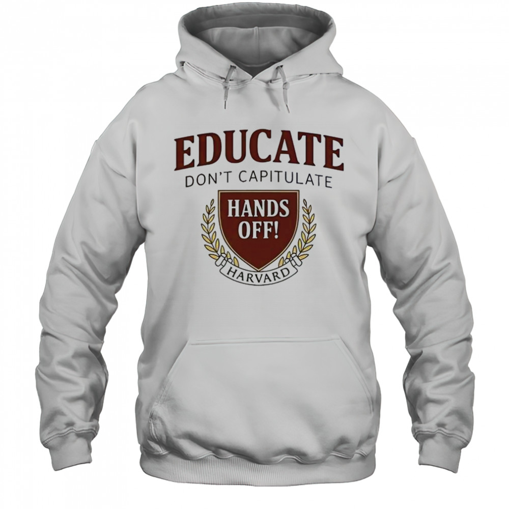 Hands Off Harvard Harvard Resistance T-Shirt Hoodie