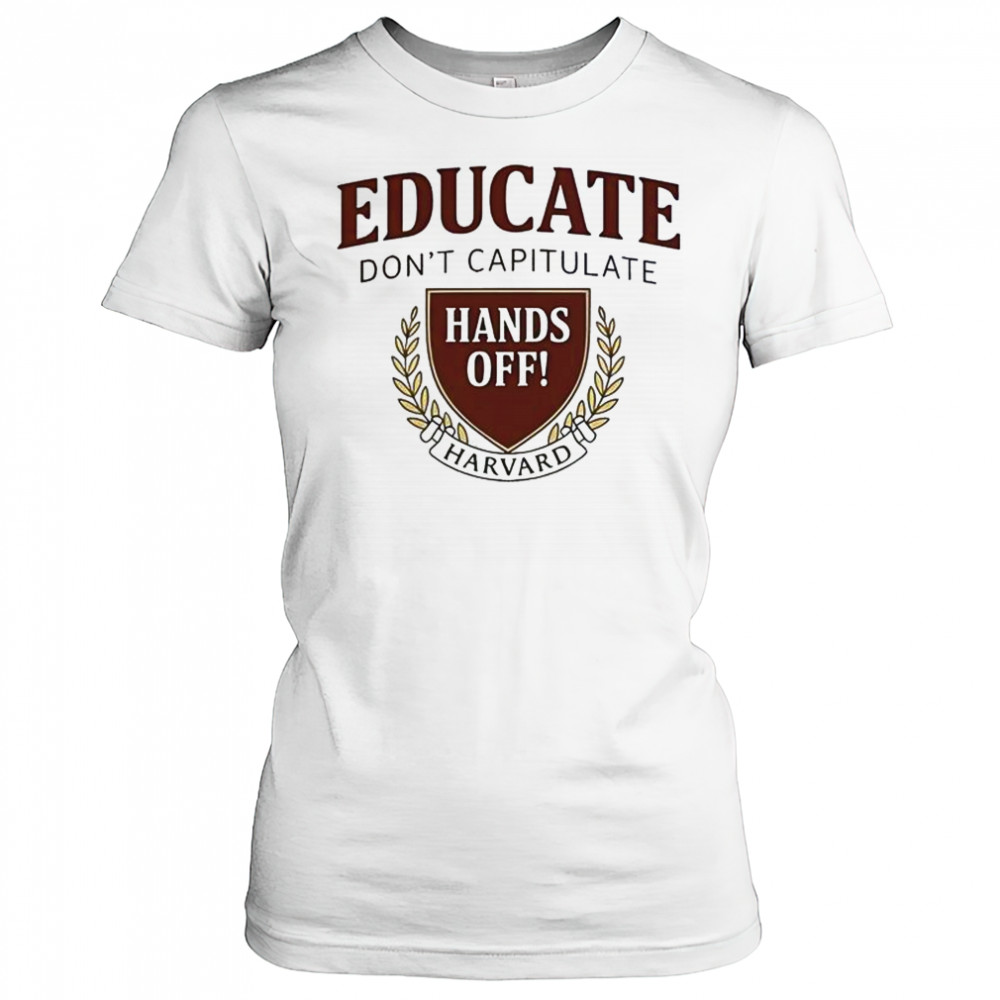 Hands Off Harvard Harvard Resistance T-Shirt Women's T-shirt