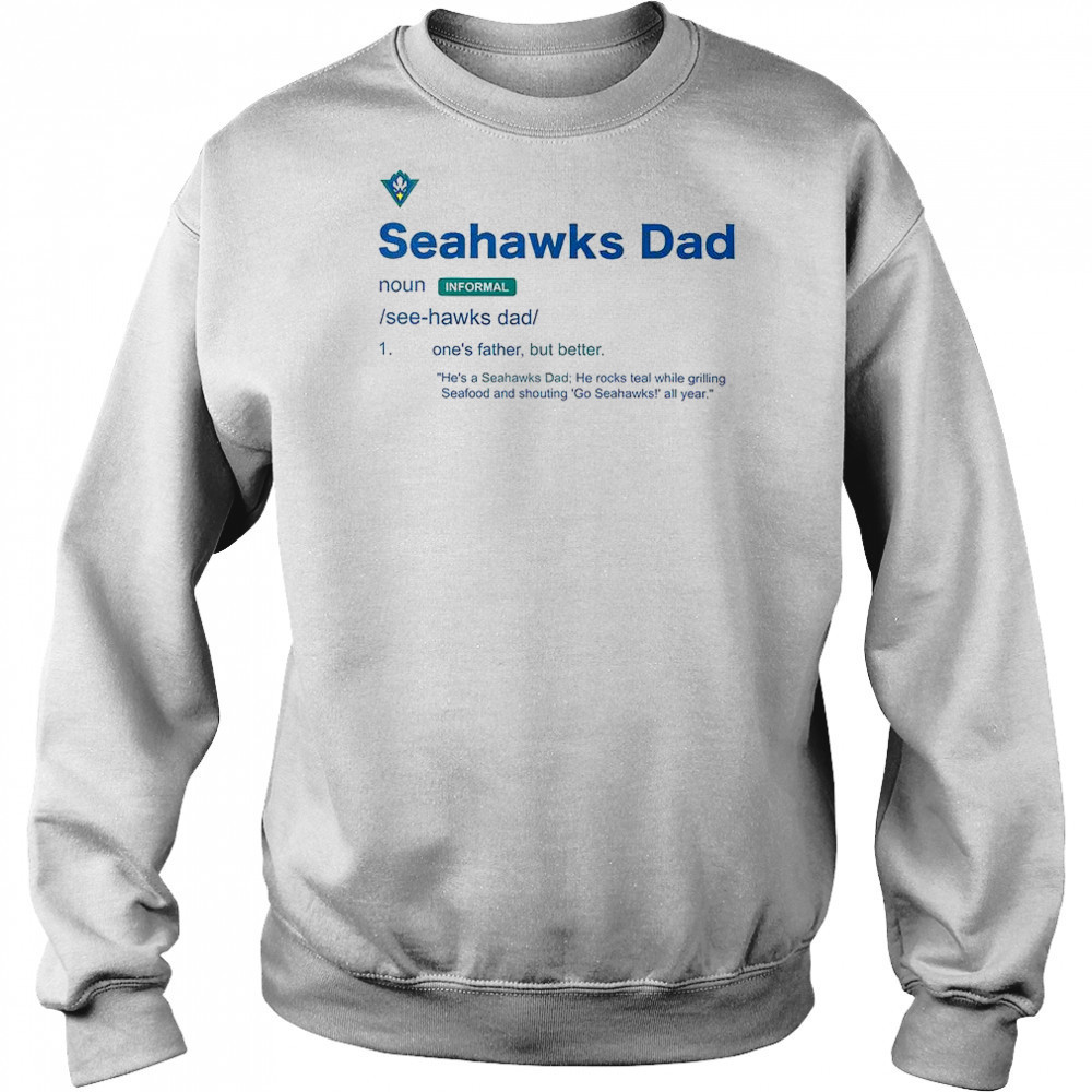 Happy UNC Wilmington Seahawks Dad Definition T-Shirt Hoodie