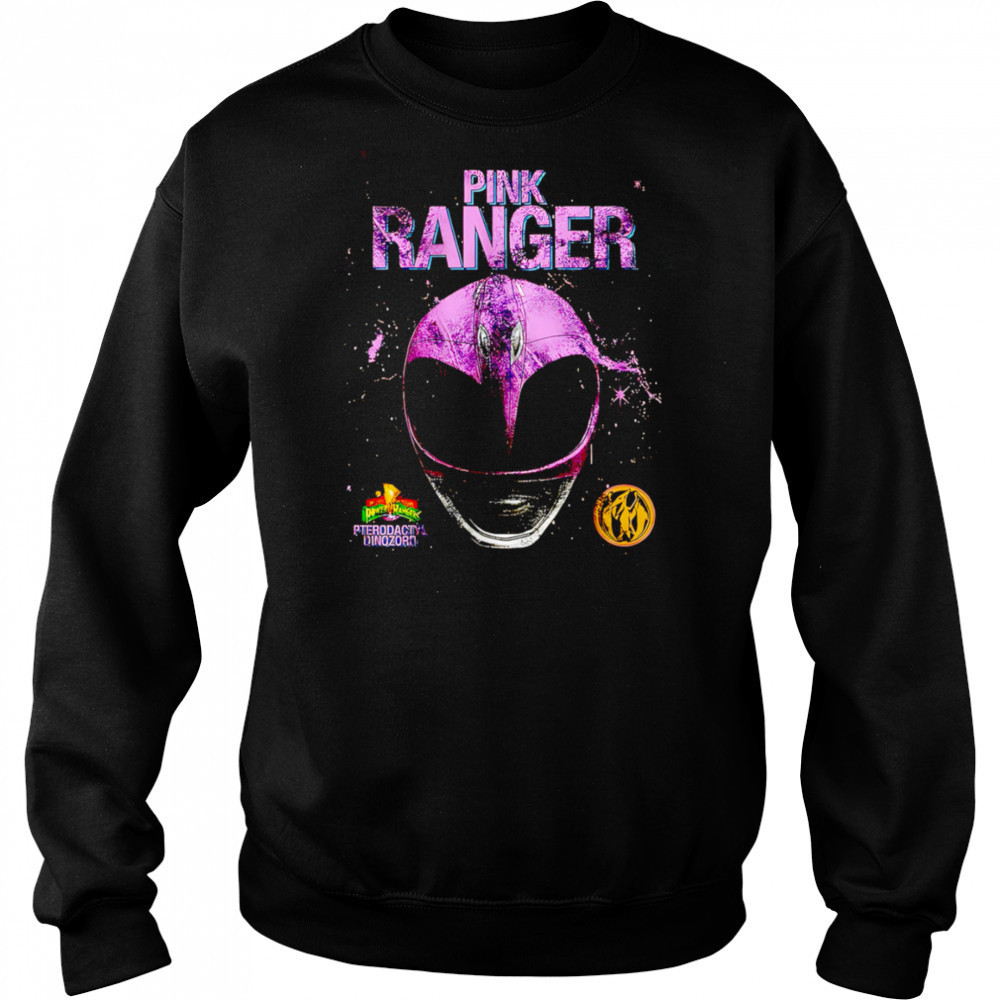 Head Pink Ranger retro shirt Hoodie