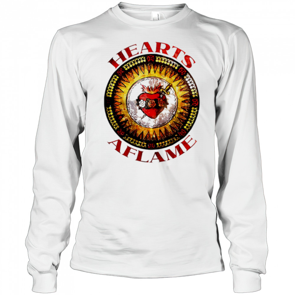 Hearts Aflame Filthy Lucre logo shirt Long Sleeved