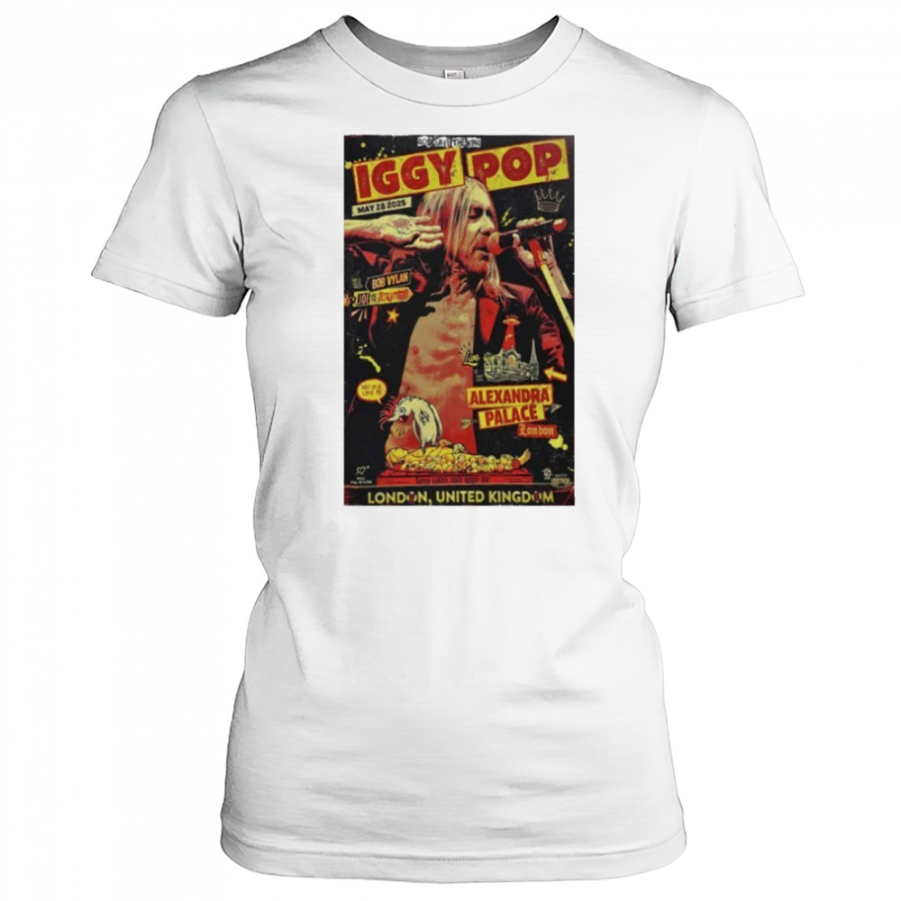 Iggy Pop 28 May 2025 London Poster shirt Women's T-shirt