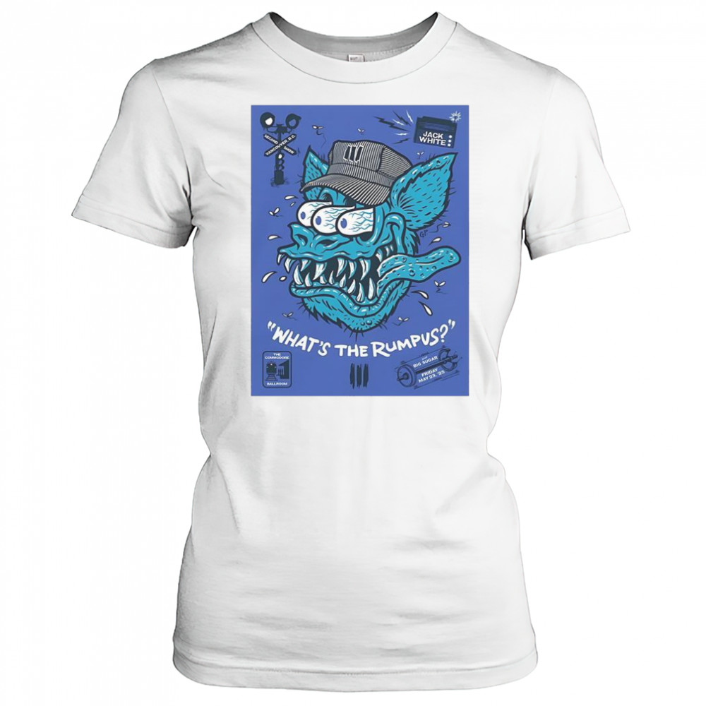 Jack White May 23 2025 Vancouver BC Poster T-Shirt Women's T-shirt