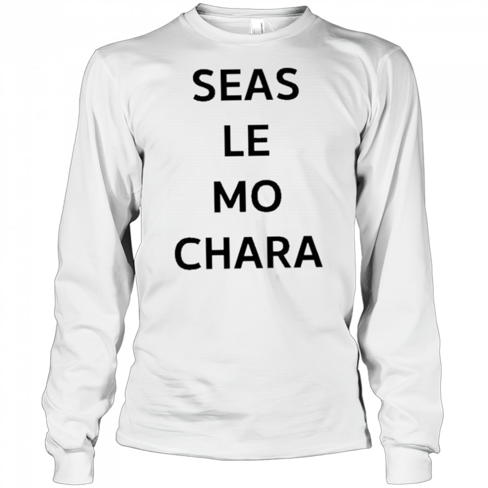 Le Boom Wearing Seas Le Mo Chara shirt Long Sleeved