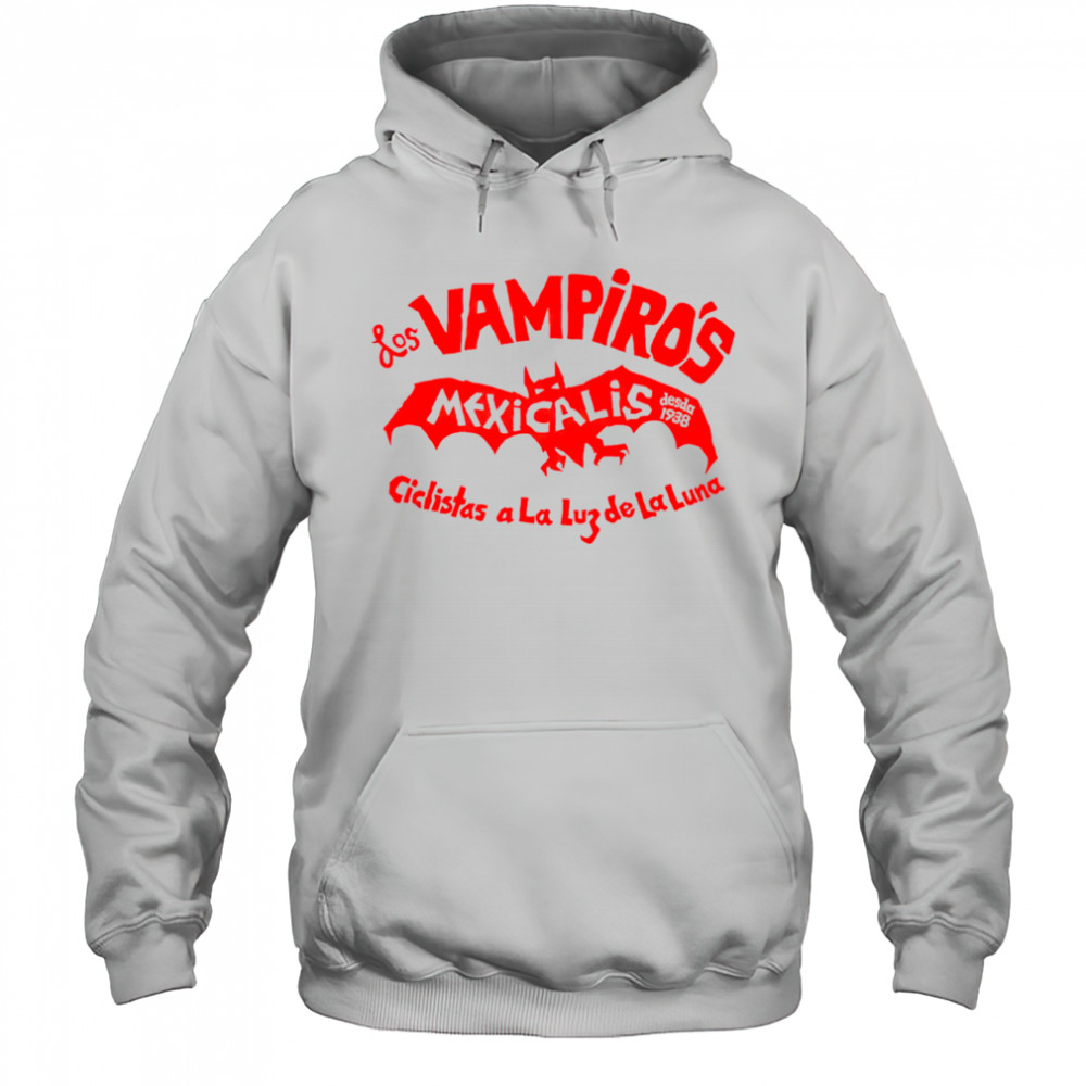 Los Vampiros Mexico Desde 1938 Ciclistas A La Luz De La Luna shirt Hoodie