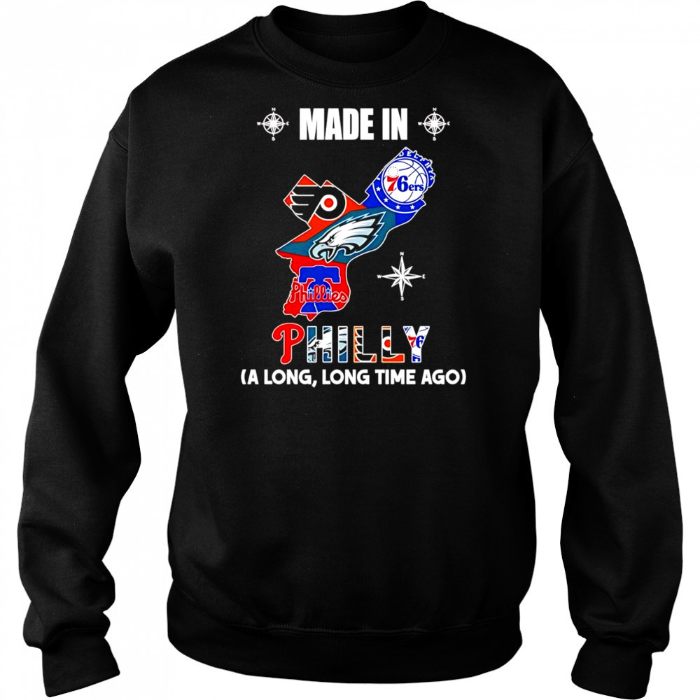 Made in Philly a long long time ago shirt Hoodie