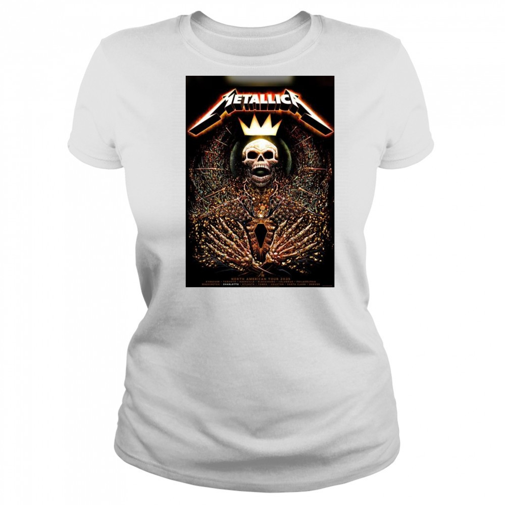 Metallica M72 Charlotte North American Tour 2025 Syracuse Toronto Nashville t-shirt Women's T-shirt