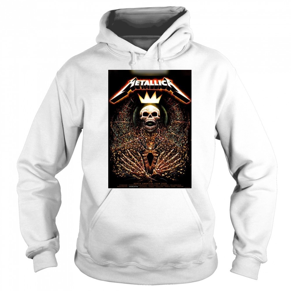 Metallica M72 Charlotte North American Tour 2025 Syracuse Toronto Nashville t-shirt Sweatshirt