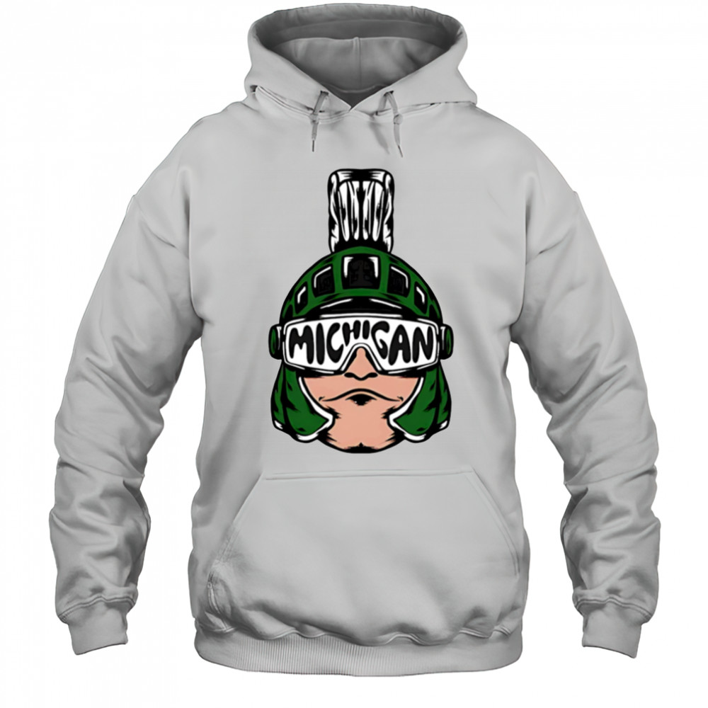 Michigan Spartans Head mascot shirt Hoodie