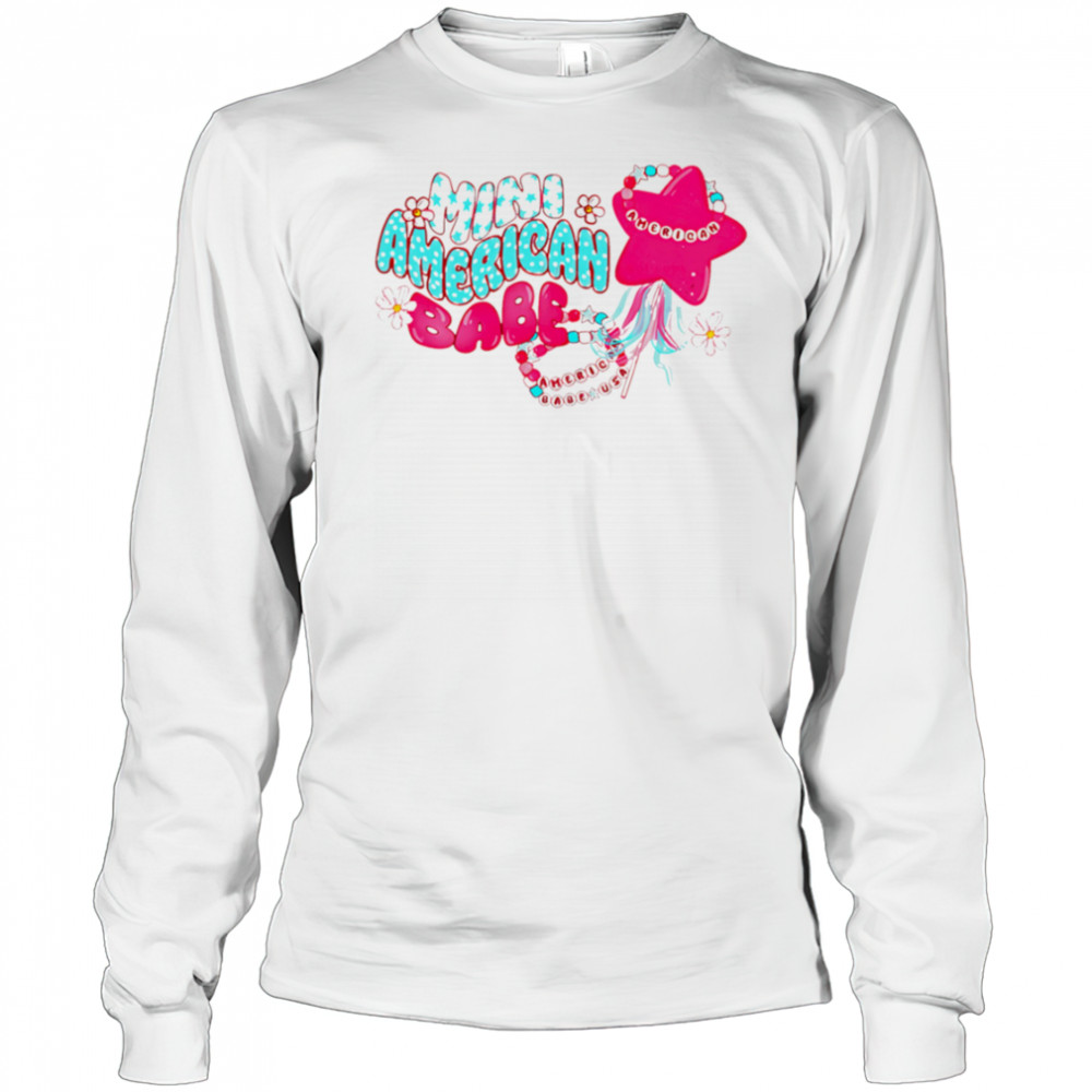Mini American babe USA shirt Long Sleeved