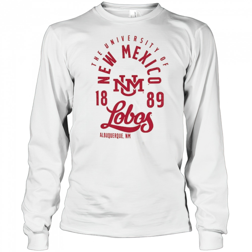 New Mexico Lobos Comfort Colors Mascot Overlay T-Shirt Long Sleeved