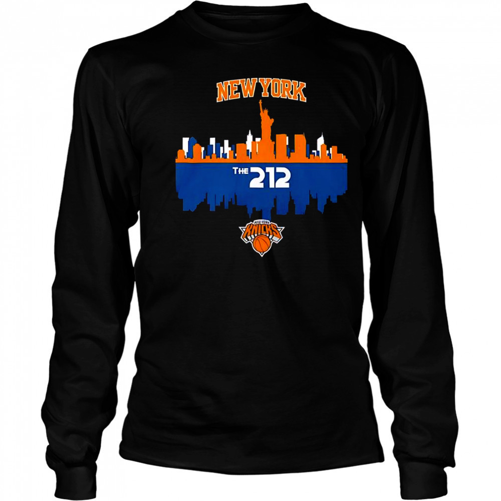 New York Knicks The 212 Skyline T-Shirt Long Sleeved