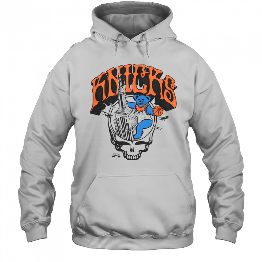 New York Knicks X Grateful Dead Skull T-Shirt Hoodie
